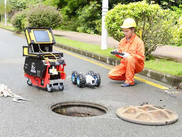 松柏镇管道机器人检测